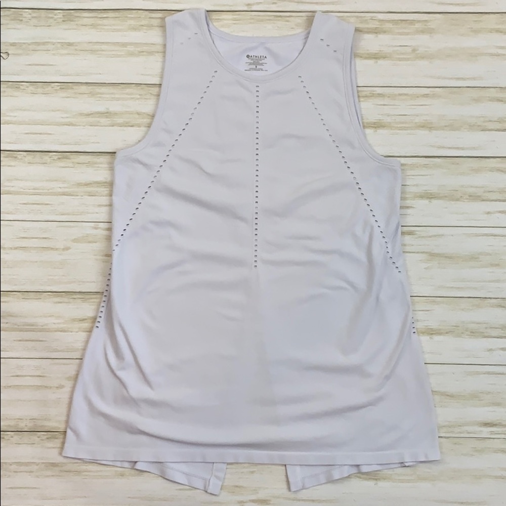 Athleta Split Back Workout Top
